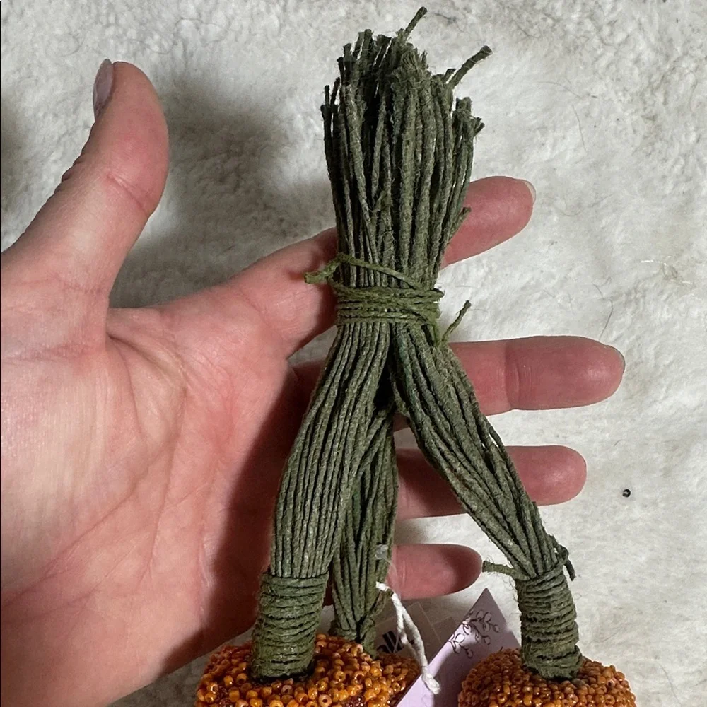 The Farmhouse by Rachel Ashwell beaded carrots set  of 3